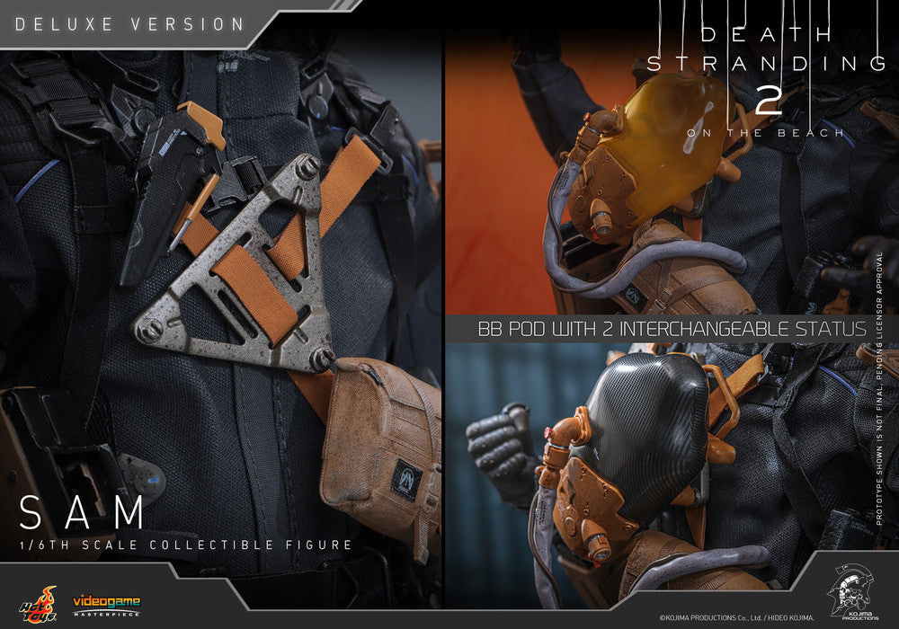 Preventa Figura SAM (Deluxe Version) - Death Stranding 2: On the Beach marca Hot Toys VGM76 escala 1/6