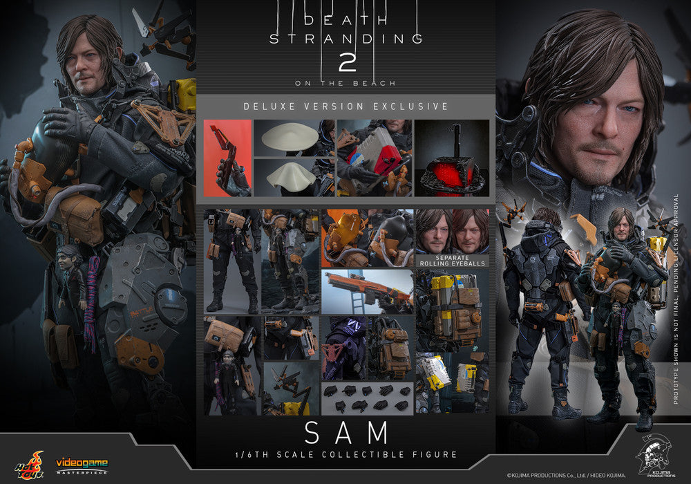 Preventa Figura SAM (Deluxe Version) - Death Stranding 2: On the Beach marca Hot Toys VGM76 escala 1/6