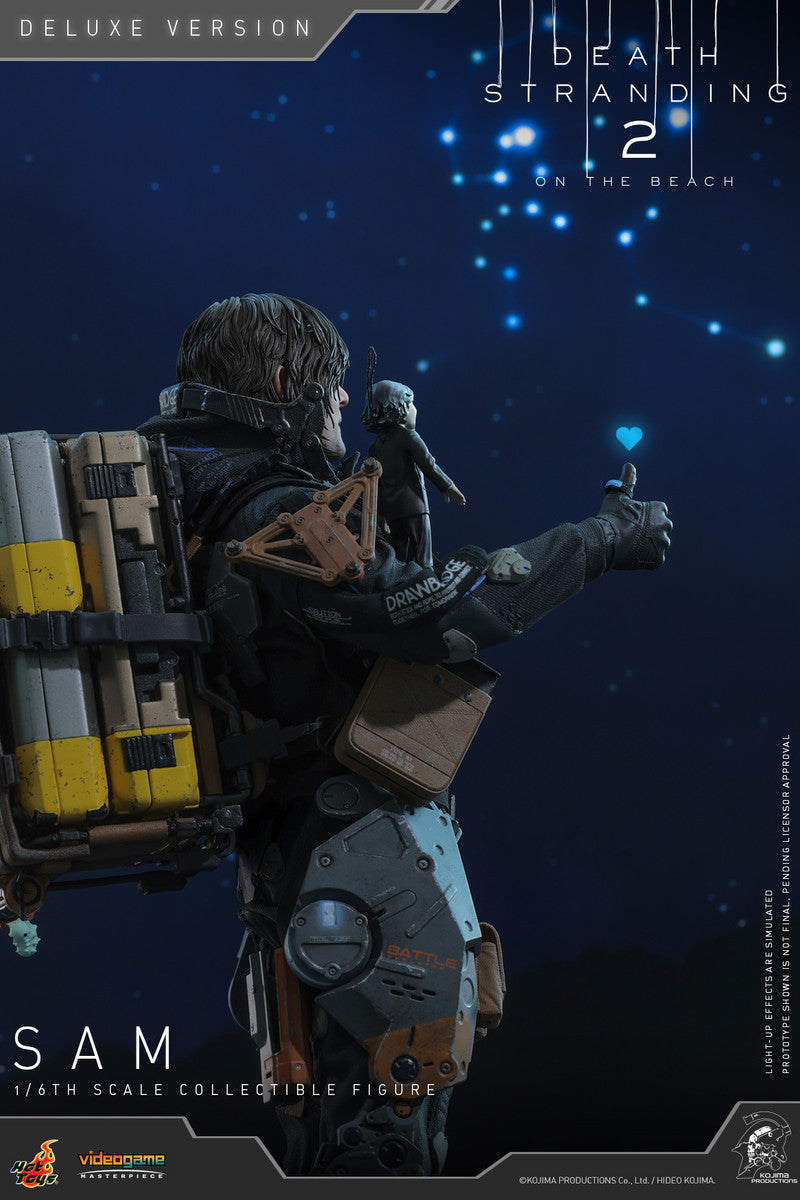 Preventa Figura SAM (Deluxe Version) - Death Stranding 2: On the Beach marca Hot Toys VGM76 escala 1/6