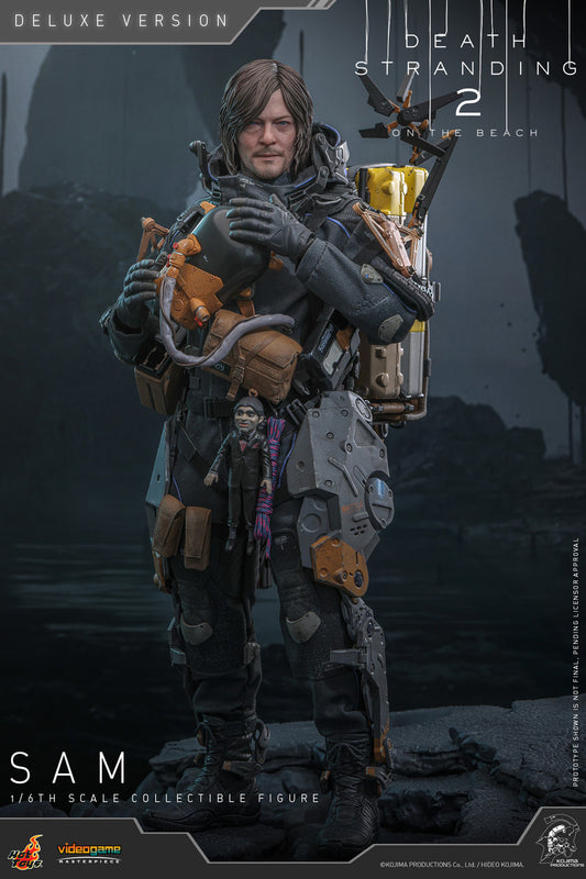 Preventa Figura SAM (Deluxe Version) - Death Stranding 2: On the Beach marca Hot Toys VGM76 escala 1/6