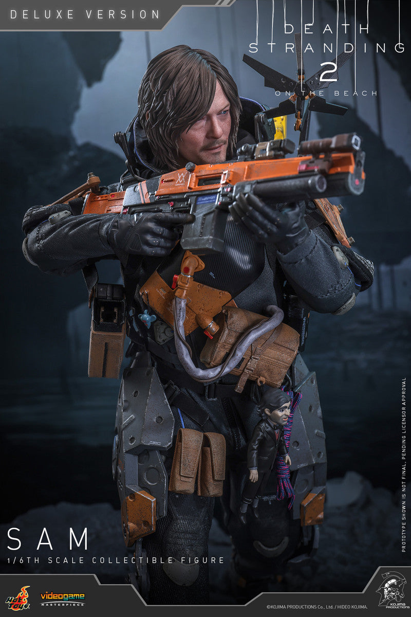 Preventa Figura SAM (Deluxe Version) - Death Stranding 2: On the Beach marca Hot Toys VGM76 escala 1/6