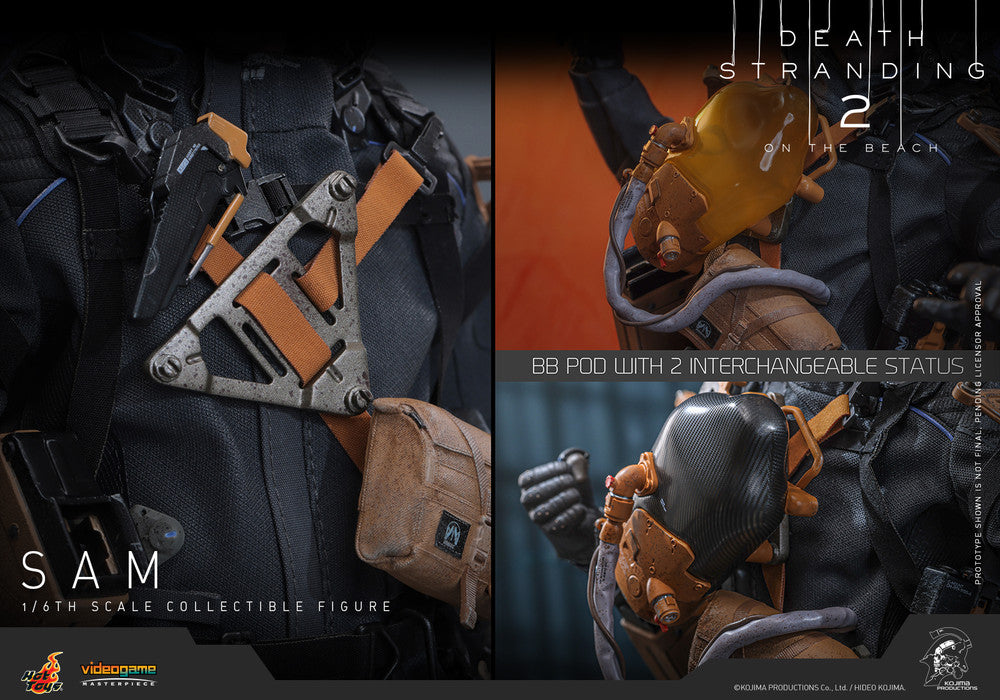 Preventa Figura SAM - Death Stranding 2: On the Beach marca Hot Toys VGM75 escala 1/6