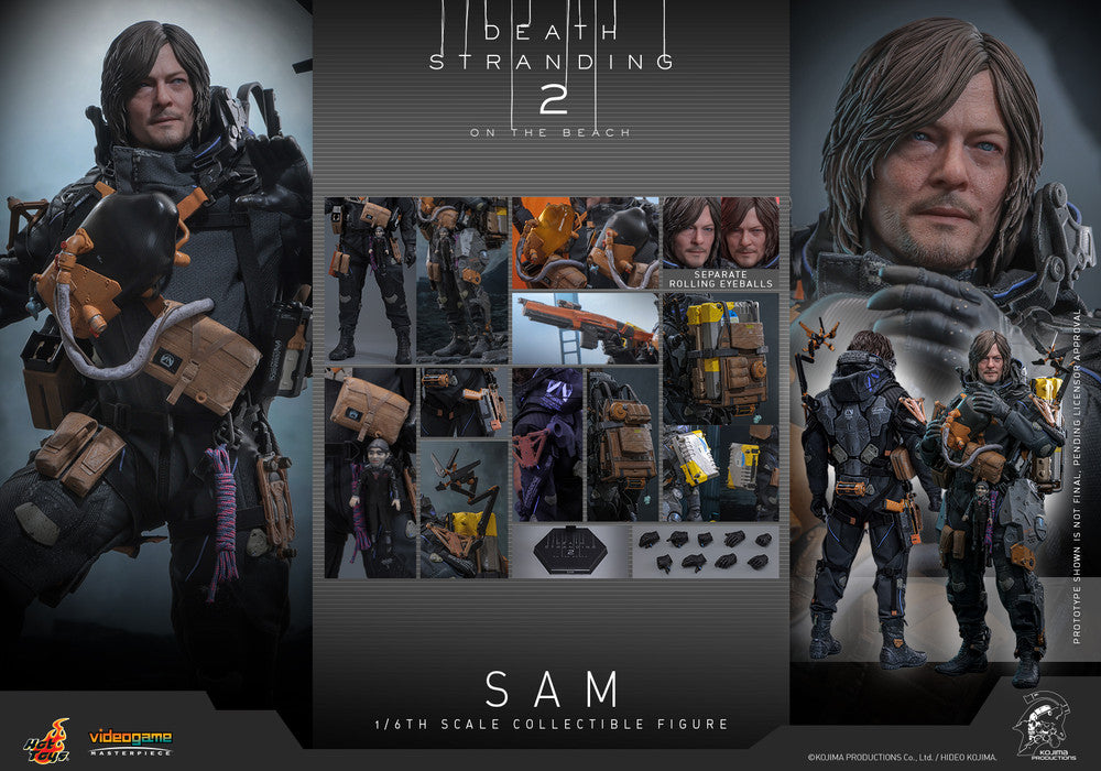 Preventa Figura SAM - Death Stranding 2: On the Beach marca Hot Toys VGM75 escala 1/6