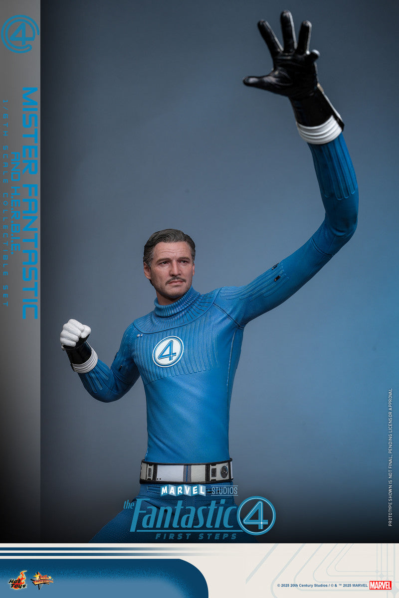 Preventa Figura Mister Fantastic & H.E.R.B.I.E. - The Fantastic Four: First Steps marca Hot Toys MMS822 escala 1/6
