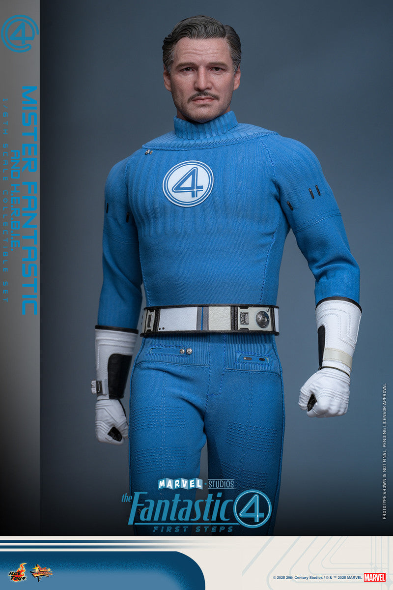 Preventa Figura Mister Fantastic & H.E.R.B.I.E. - The Fantastic Four: First Steps marca Hot Toys MMS822 escala 1/6