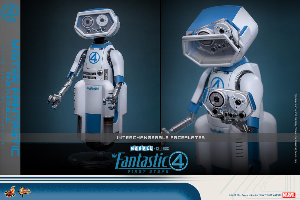 Preventa Figura Mister Fantastic & H.E.R.B.I.E. - The Fantastic Four: First Steps marca Hot Toys MMS822 escala 1/6