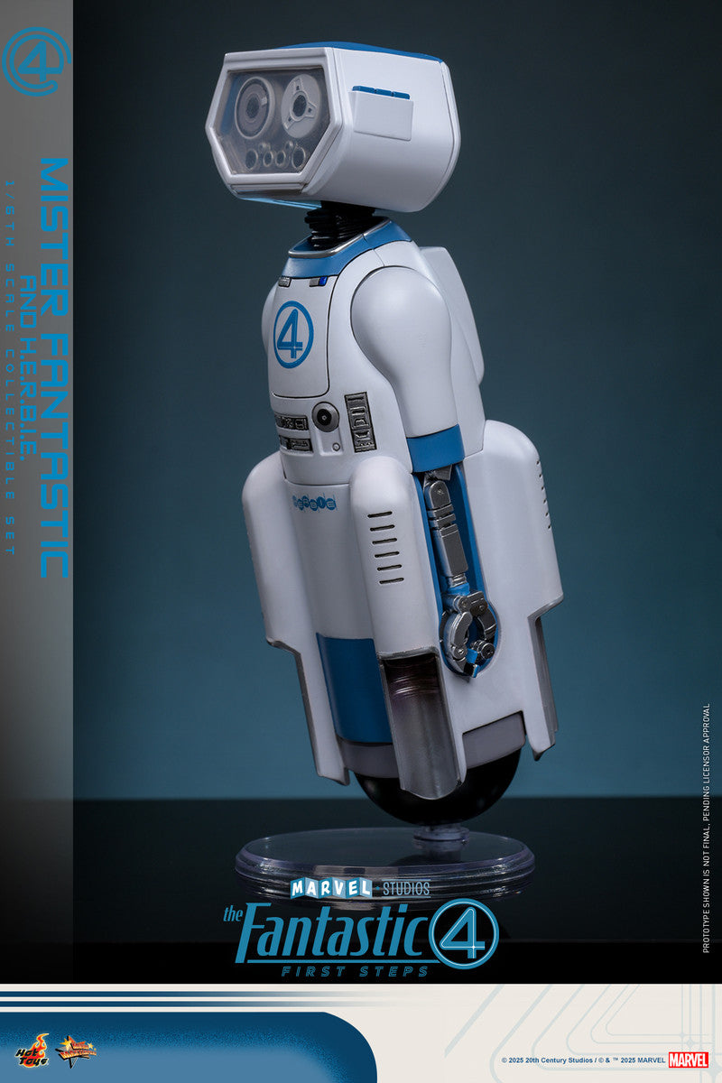 Preventa Figura Mister Fantastic & H.E.R.B.I.E. - The Fantastic Four: First Steps marca Hot Toys MMS822 escala 1/6
