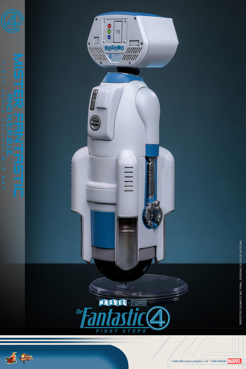 Preventa Figura Mister Fantastic & H.E.R.B.I.E. - The Fantastic Four: First Steps marca Hot Toys MMS822 escala 1/6