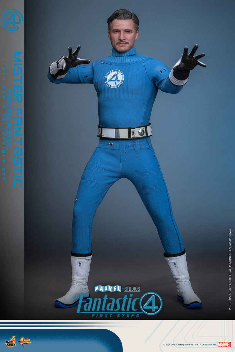 Preventa Figura Mister Fantastic & H.E.R.B.I.E. - The Fantastic Four: First Steps marca Hot Toys MMS822 escala 1/6