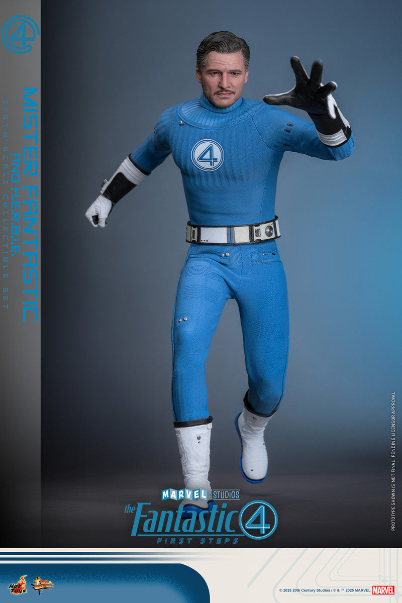 Preventa Figura Mister Fantastic & H.E.R.B.I.E. - The Fantastic Four: First Steps marca Hot Toys MMS822 escala 1/6