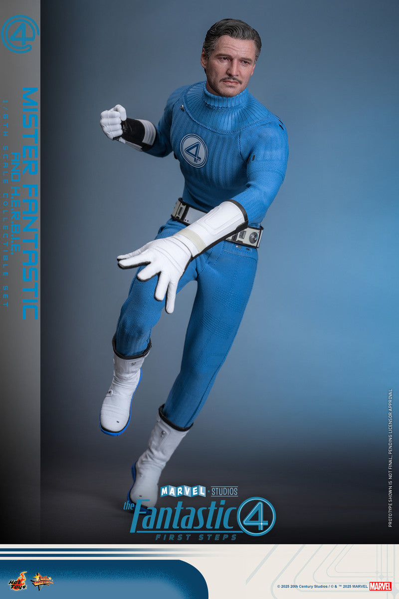 Preventa Figura Mister Fantastic & H.E.R.B.I.E. - The Fantastic Four: First Steps marca Hot Toys MMS822 escala 1/6