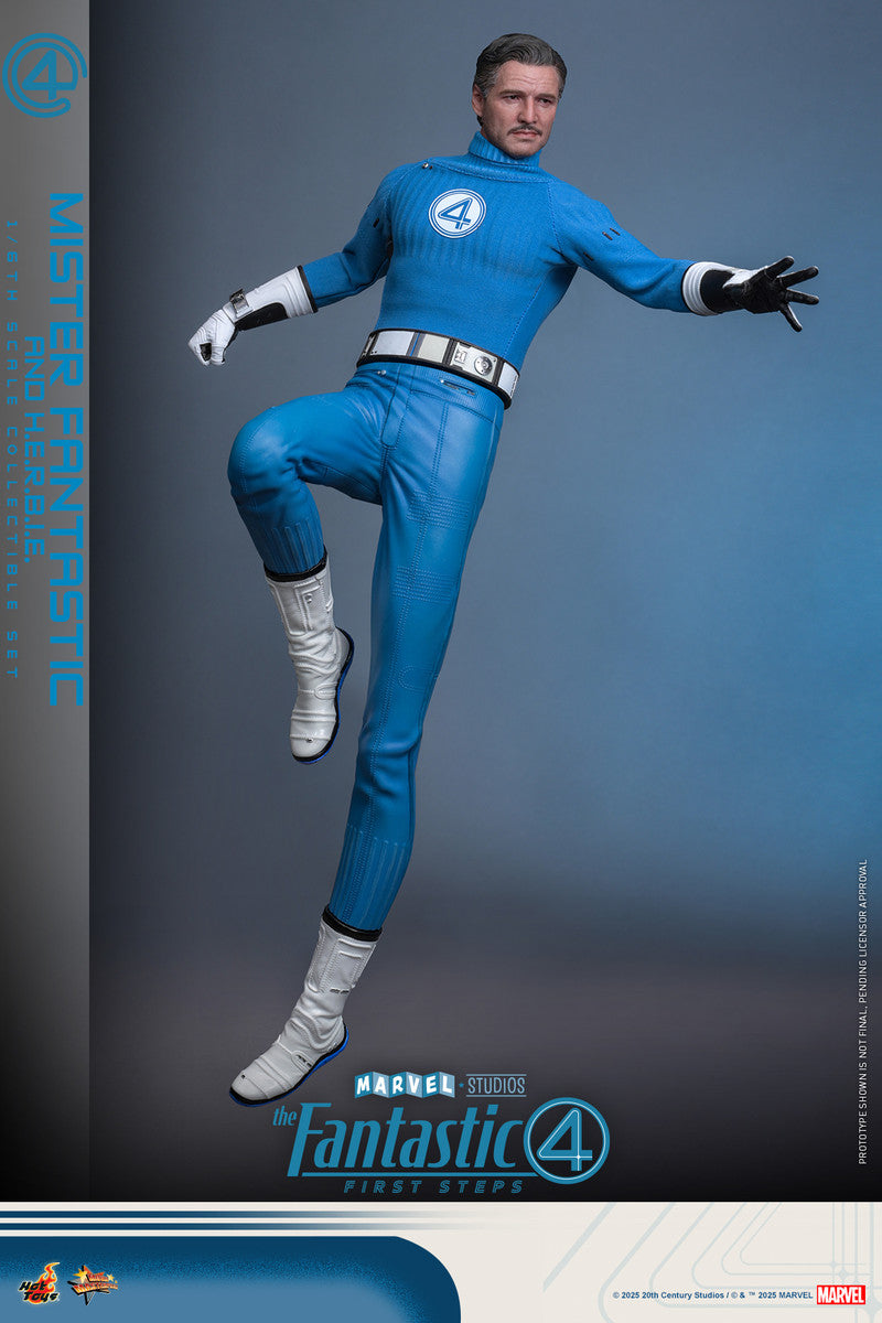 Preventa Figura Mister Fantastic & H.E.R.B.I.E. - The Fantastic Four: First Steps marca Hot Toys MMS822 escala 1/6