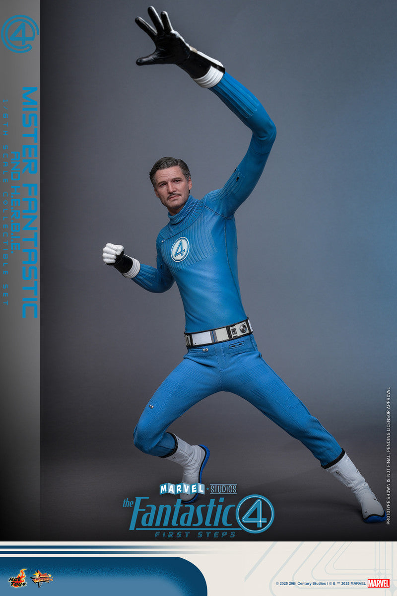 Preventa Figura Mister Fantastic & H.E.R.B.I.E. - The Fantastic Four: First Steps marca Hot Toys MMS822 escala 1/6