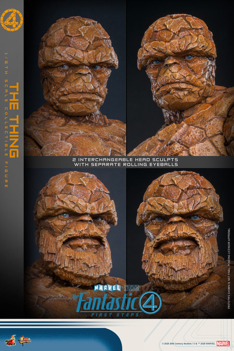 Preventa Figura The Thing / La Mole - The Fantastic Four: First Steps marca Hot Toys MMS813 escala 1/6