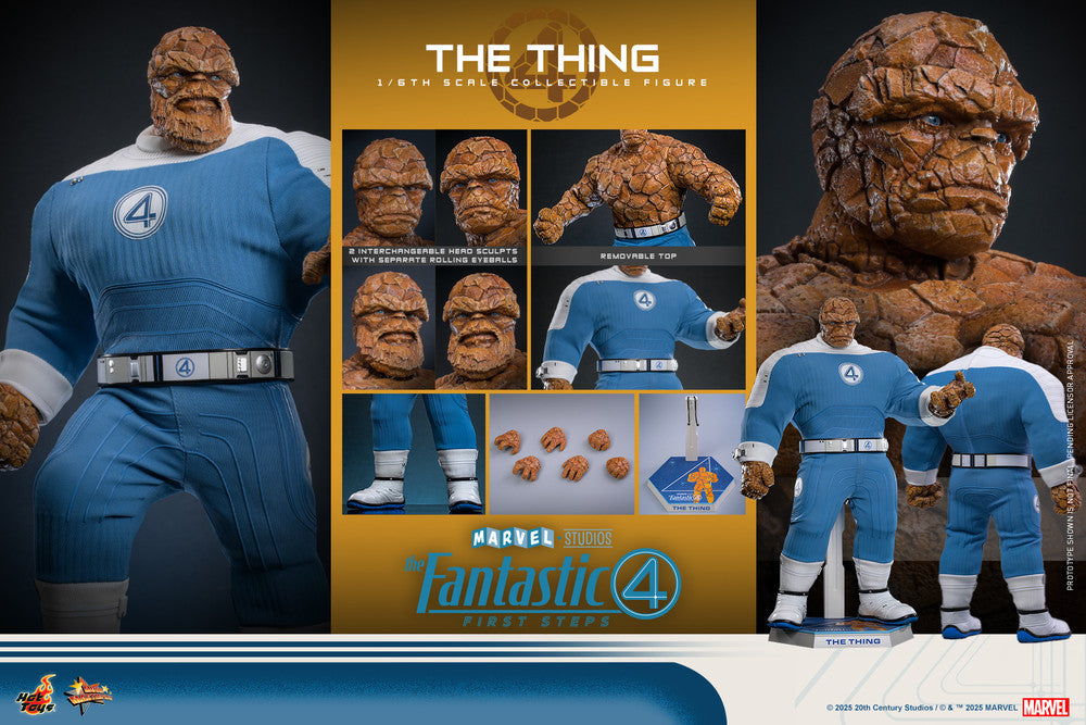 Preventa Figura The Thing / La Mole - The Fantastic Four: First Steps marca Hot Toys MMS813 escala 1/6