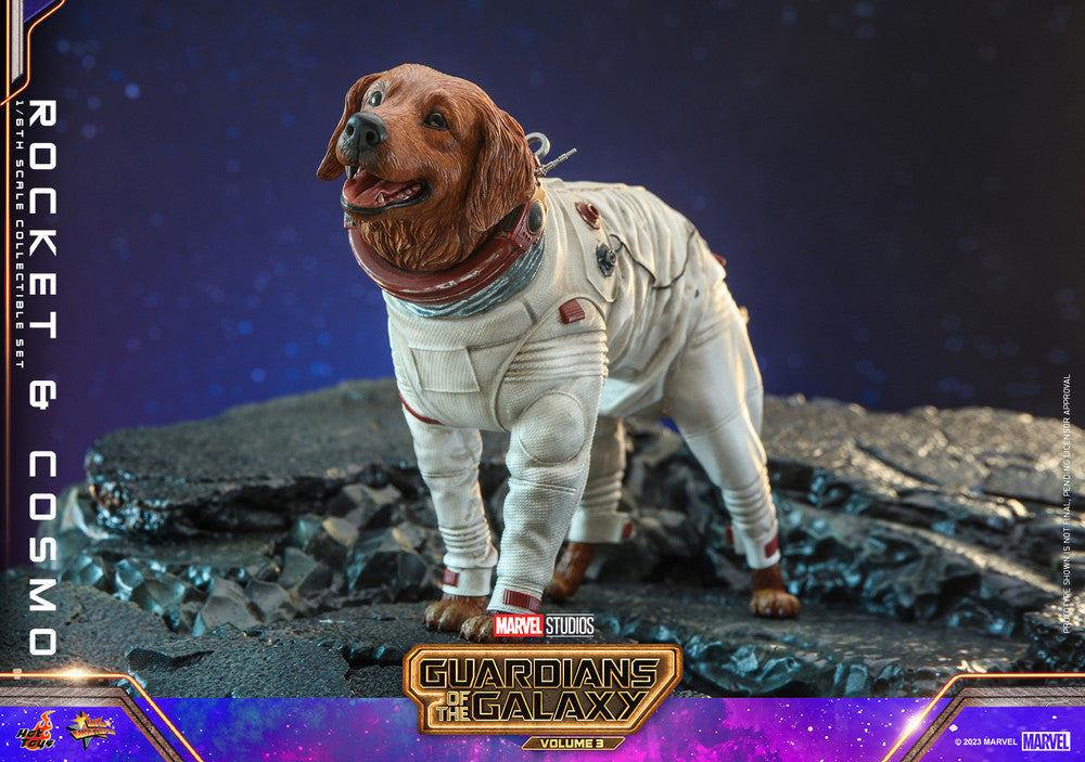 Pedido Figura Rocket y Cosmo - Guardians of the Galaxy Vol. 3 marca Hot Toys MMS708 escala 1/6