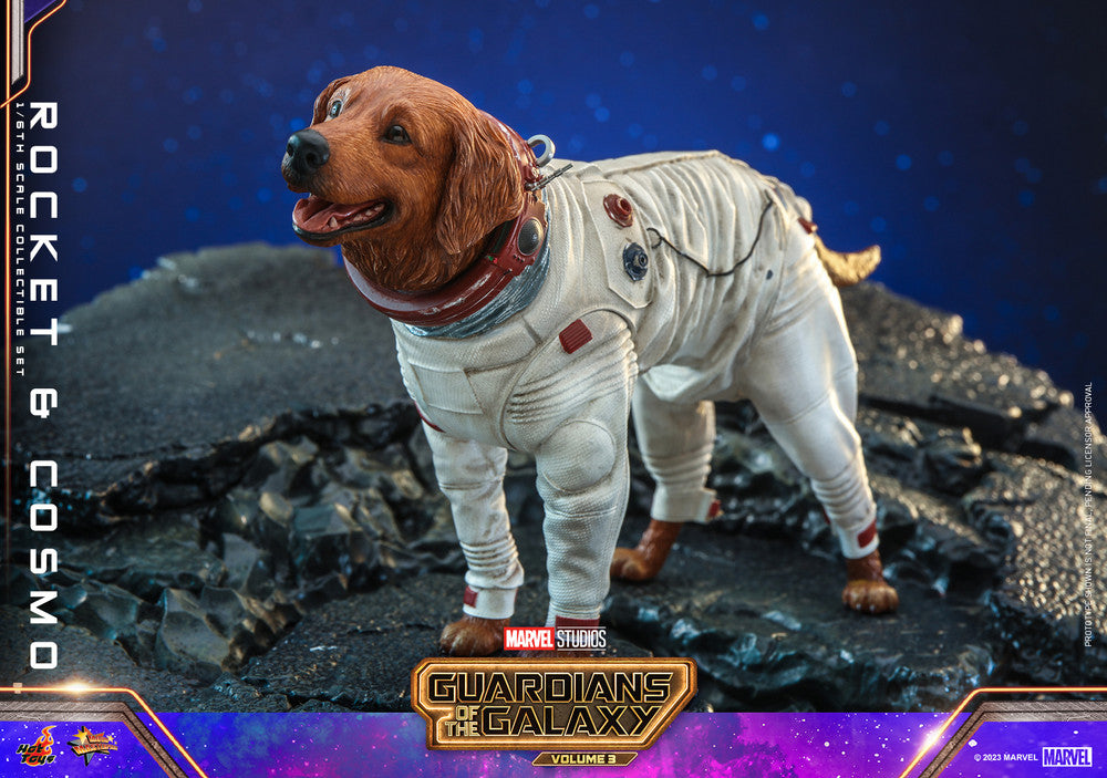Pedido Figura Rocket y Cosmo - Guardians of the Galaxy Vol. 3 marca Hot Toys MMS708 escala 1/6