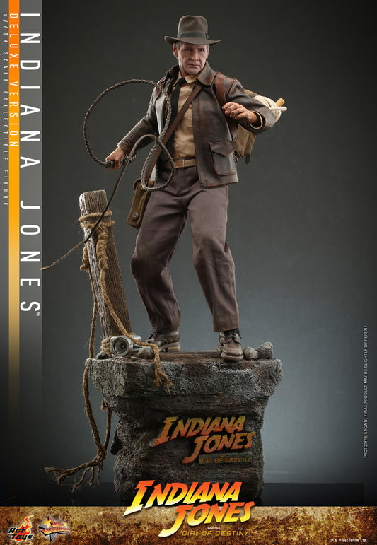 Preventa Figura Indiana Jones (Deluxe version) - Indiana Jones and the Dial of Destiny marca Hot Toys MMS717 escala 1/6