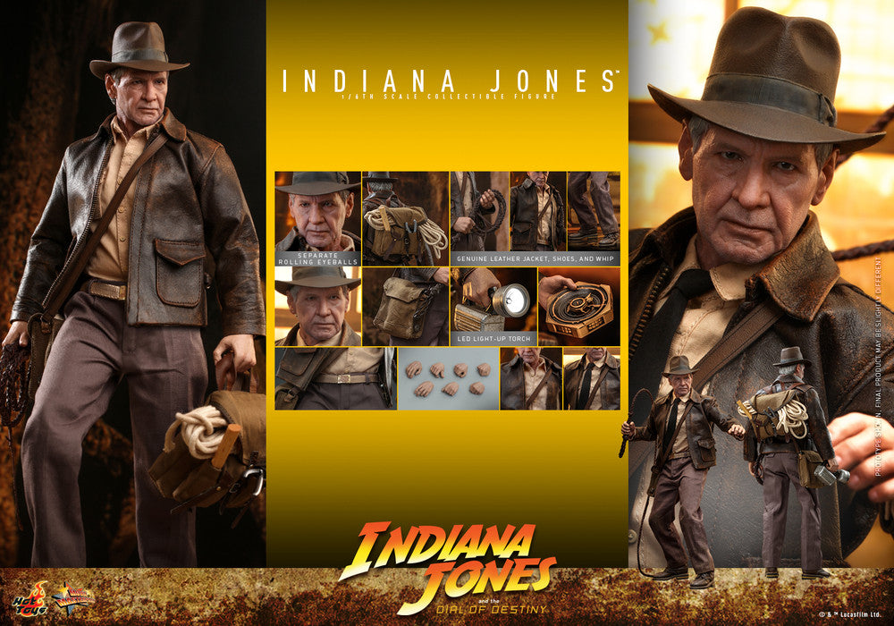 Preventa Figura Indiana Jones - Indiana Jones and the Dial of Destiny marca Hot Toys MMS716 escala 1/6