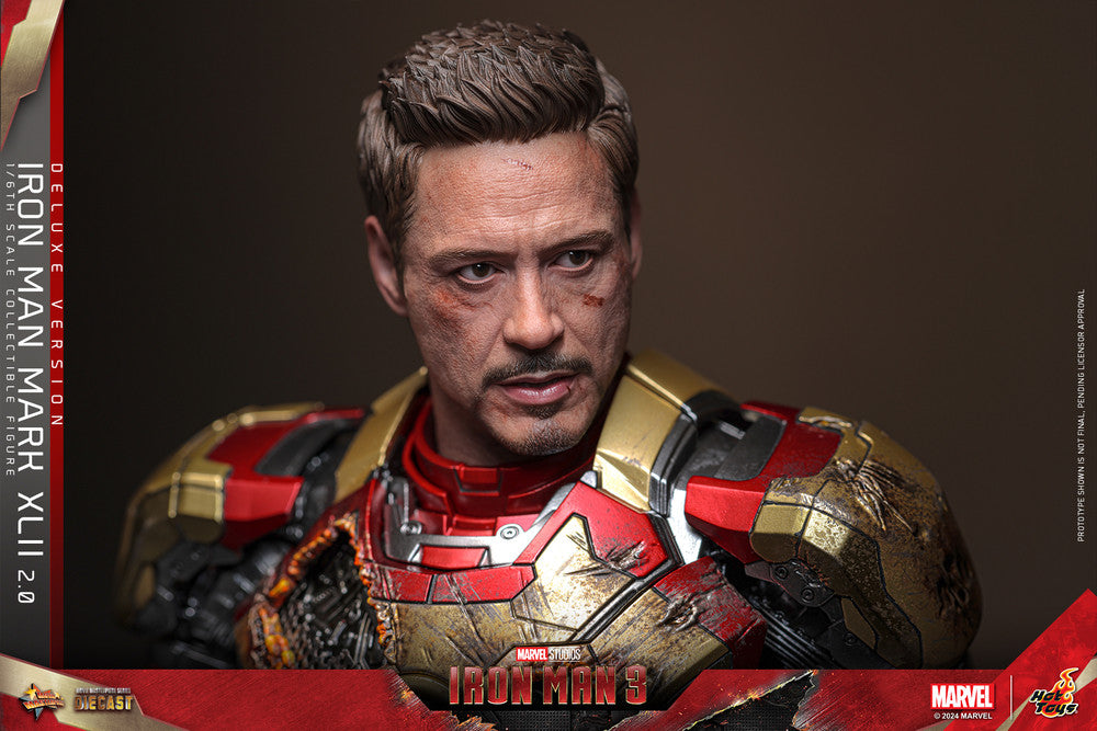 Preventa Figura Iron Man Mark XLII (2.0) (DELUXE) - Iron Man 3 marca Hot Toys MMS759D66 escala 1/6