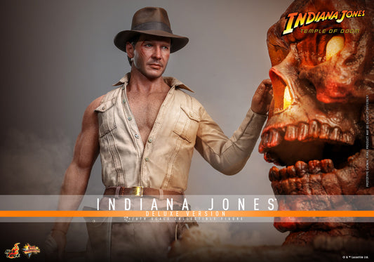Preventa Figura INDIANA JONES (Deluxe Edition) - Indiana Jones and the Temple of Doom marca Hot Toys MMS861 escala 1/6