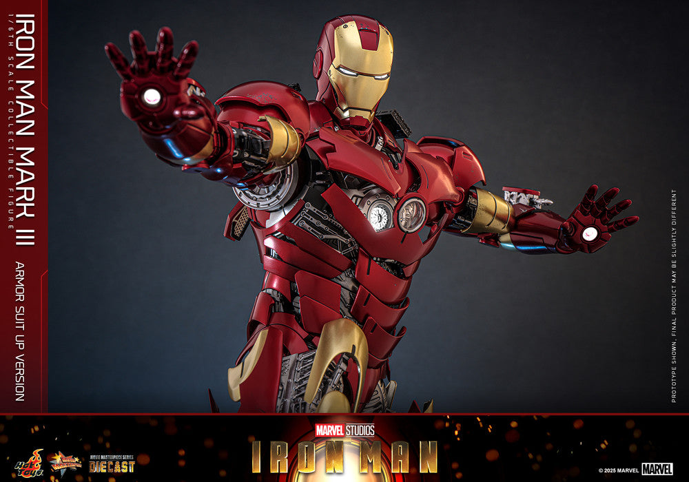 Preventa Figura Man Mark III (Armor Suit Up Version) marca Hot Toys MMS825D72 escala 1/6