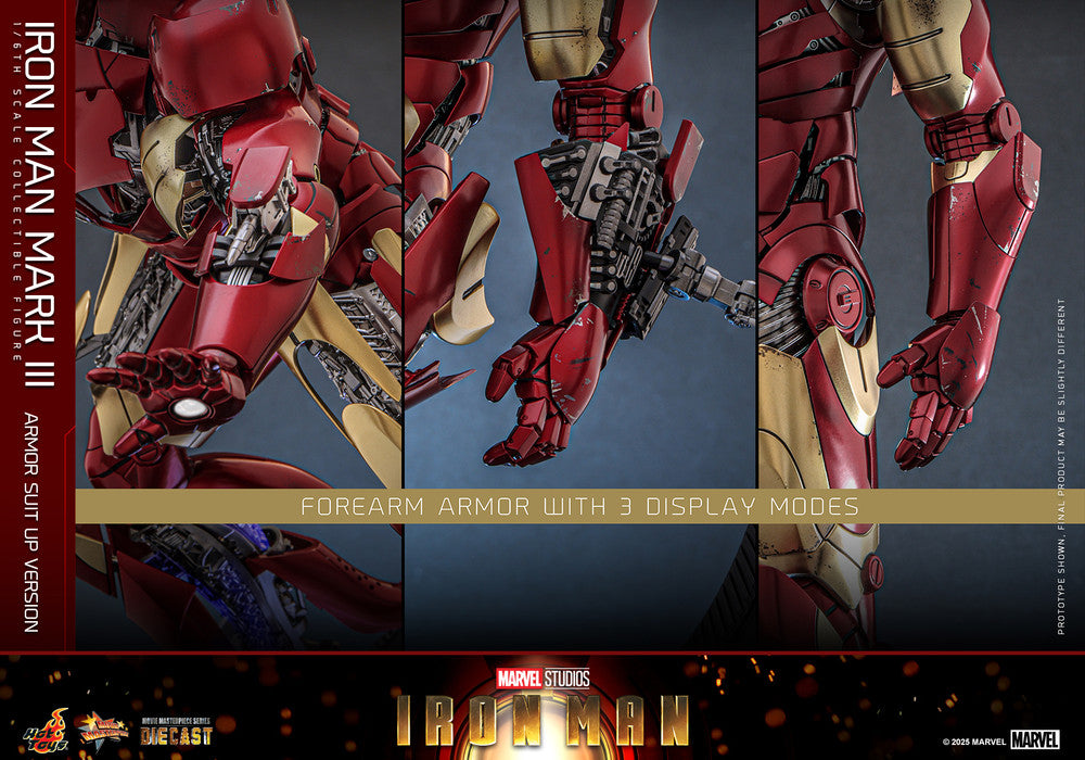Preventa Figura Man Mark III (Armor Suit Up Version) marca Hot Toys MMS825D72 escala 1/6