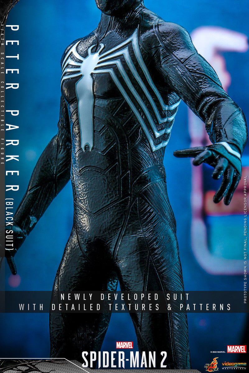 Preventa Figura Peter Parker (Black Suit) - Marvel's Spider-Man 2 marca Hot Toys VGM56 escala 1/6