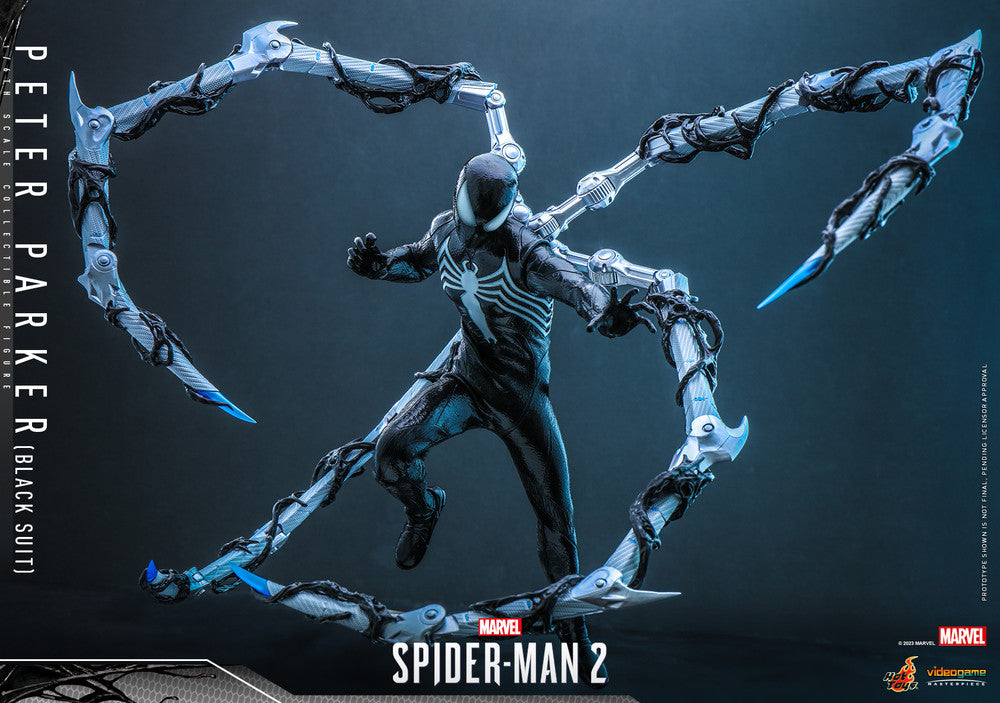 Preventa Figura Peter Parker (Black Suit) - Marvel's Spider-Man 2 marca Hot Toys VGM56 escala 1/6