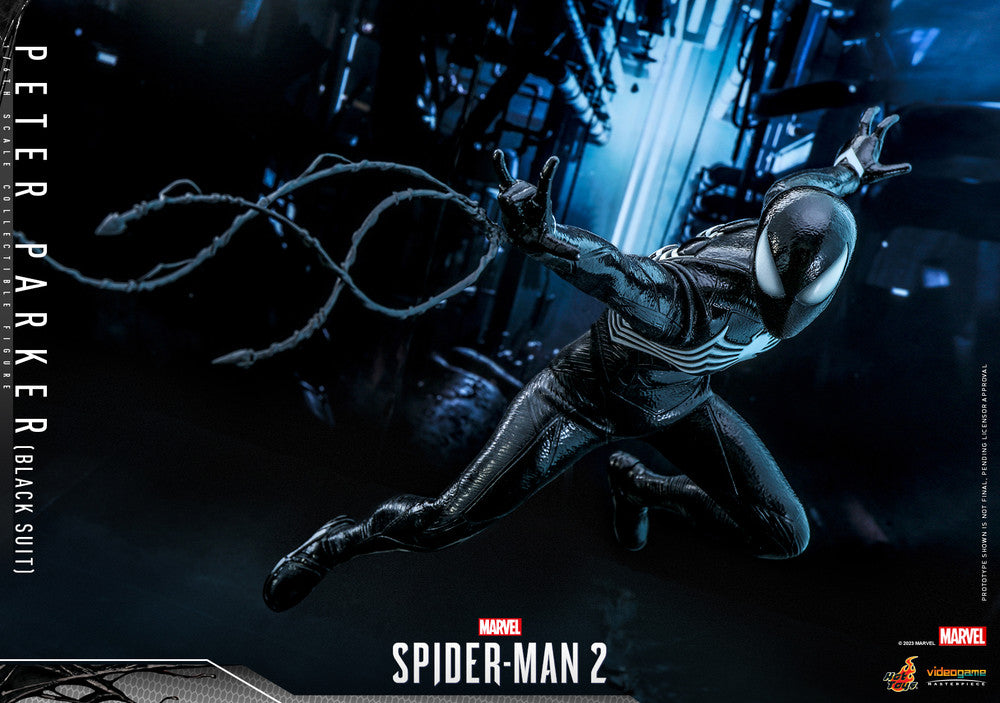 Preventa Figura Peter Parker (Black Suit) - Marvel's Spider-Man 2 marca Hot Toys VGM56 escala 1/6
