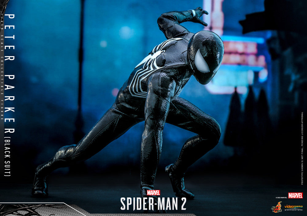 Preventa Figura Peter Parker (Black Suit) - Marvel's Spider-Man 2 marca Hot Toys VGM56 escala 1/6