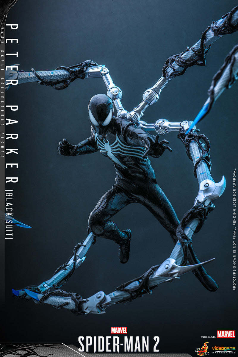 Preventa Figura Peter Parker (Black Suit) - Marvel's Spider-Man 2 marca Hot Toys VGM56 escala 1/6