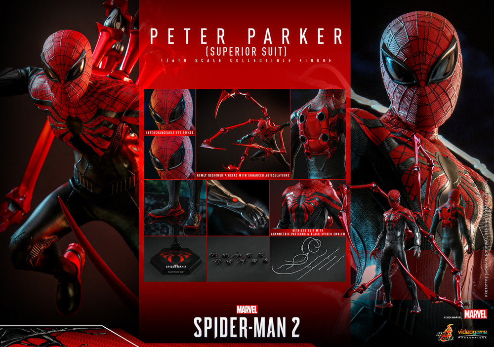 Preventa Figura Peter Parker (Superior Suit) - Marvel's Spider-Man 2 marca Hot Toys VGM61 escala 1/6