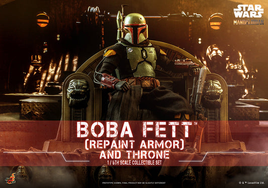 Pedido Figura Boba Fett (Repaint Armor) and Throne (Standard version) - Star Wars: The Mandalorian marca Hot Toys TMS056 escala 1/6