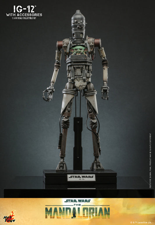 Pedido Figura IG-12 con Set de Accesorios Exclusivos - Star Wars: The Mandalorian ™ marca Hot Toys TMS105 escala 1/6