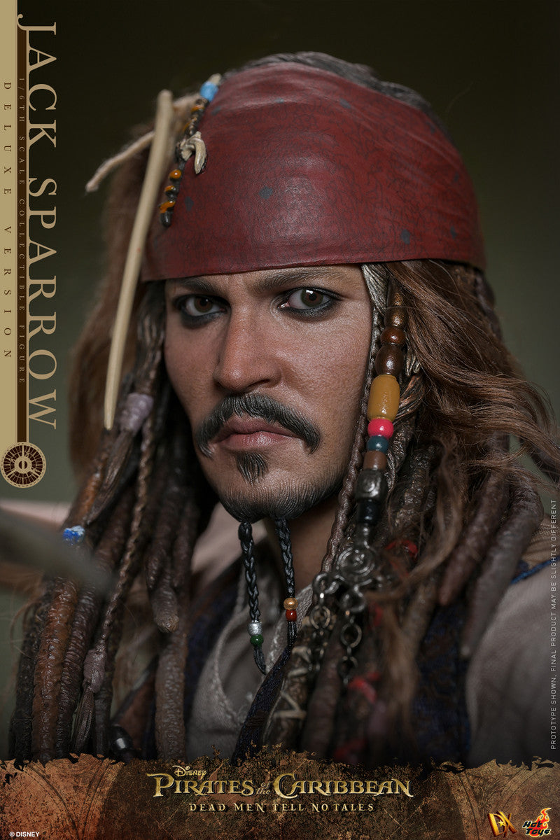 Preventa Figura Jack Sparrow (Deluxe Edition) - Pirates of the Caribbean: Dead Men Tell No Tales marca Hot Toys DX38 escala 1/6