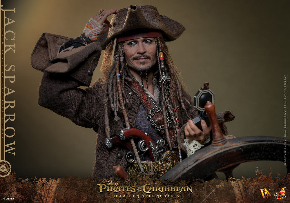 Pedido Figura Jack Sparrow - Pirates of the Caribbean: Dead Men Tell No Tales marca Hot Toys DX37 escala 1/6
