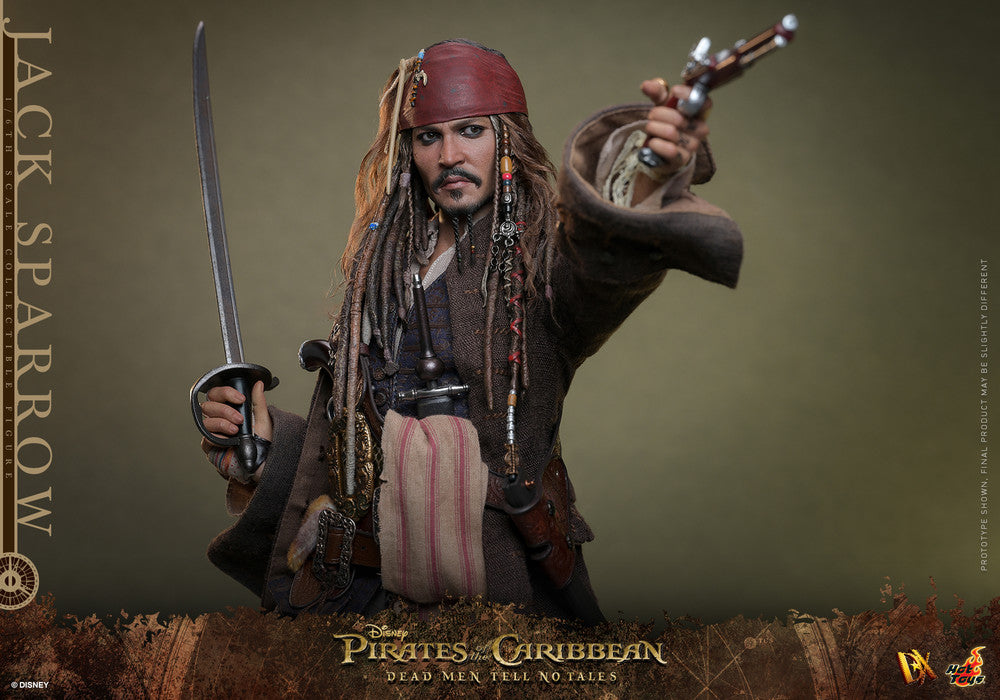 Pedido Figura Jack Sparrow - Pirates of the Caribbean: Dead Men Tell No Tales marca Hot Toys DX37 escala 1/6