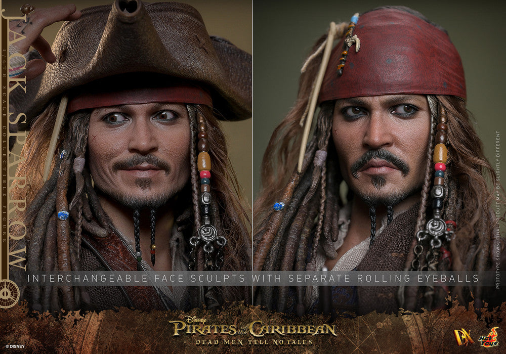 Pedido Figura Jack Sparrow - Pirates of the Caribbean: Dead Men Tell No Tales marca Hot Toys DX37 escala 1/6