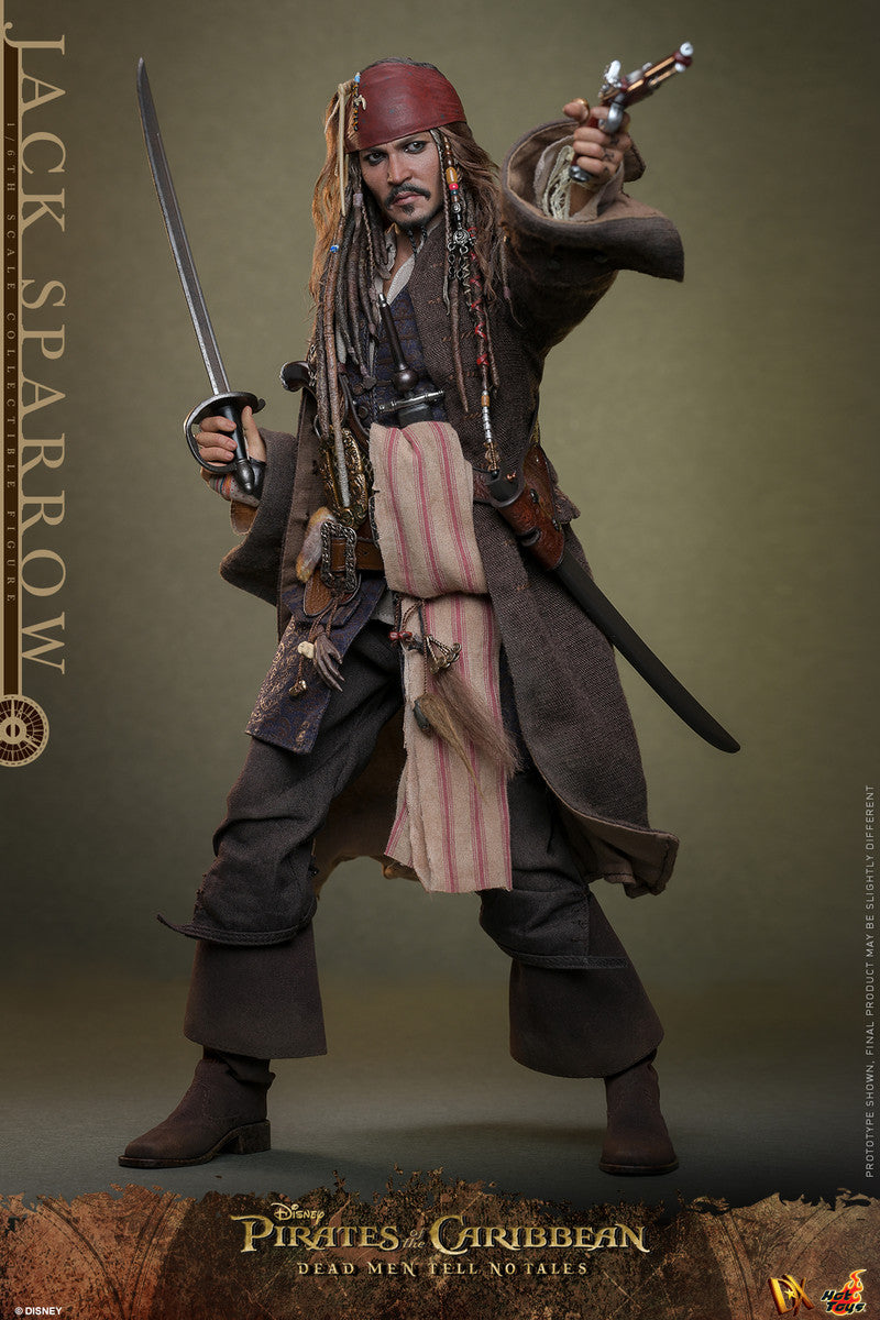Pedido Figura Jack Sparrow - Pirates of the Caribbean: Dead Men Tell No Tales marca Hot Toys DX37 escala 1/6
