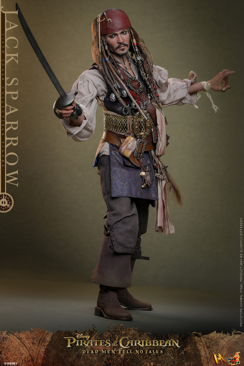 Pedido Figura Jack Sparrow - Pirates of the Caribbean: Dead Men Tell No Tales marca Hot Toys DX37 escala 1/6