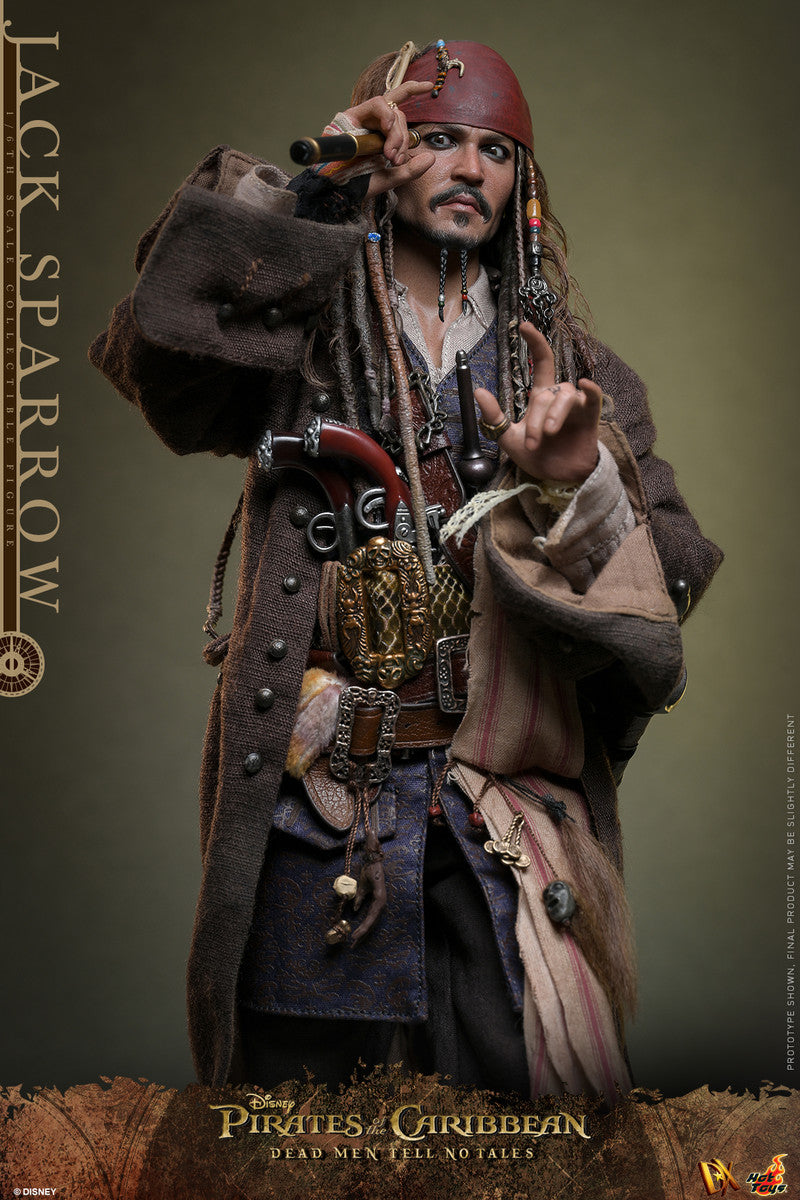 Pedido Figura Jack Sparrow - Pirates of the Caribbean: Dead Men Tell No Tales marca Hot Toys DX37 escala 1/6