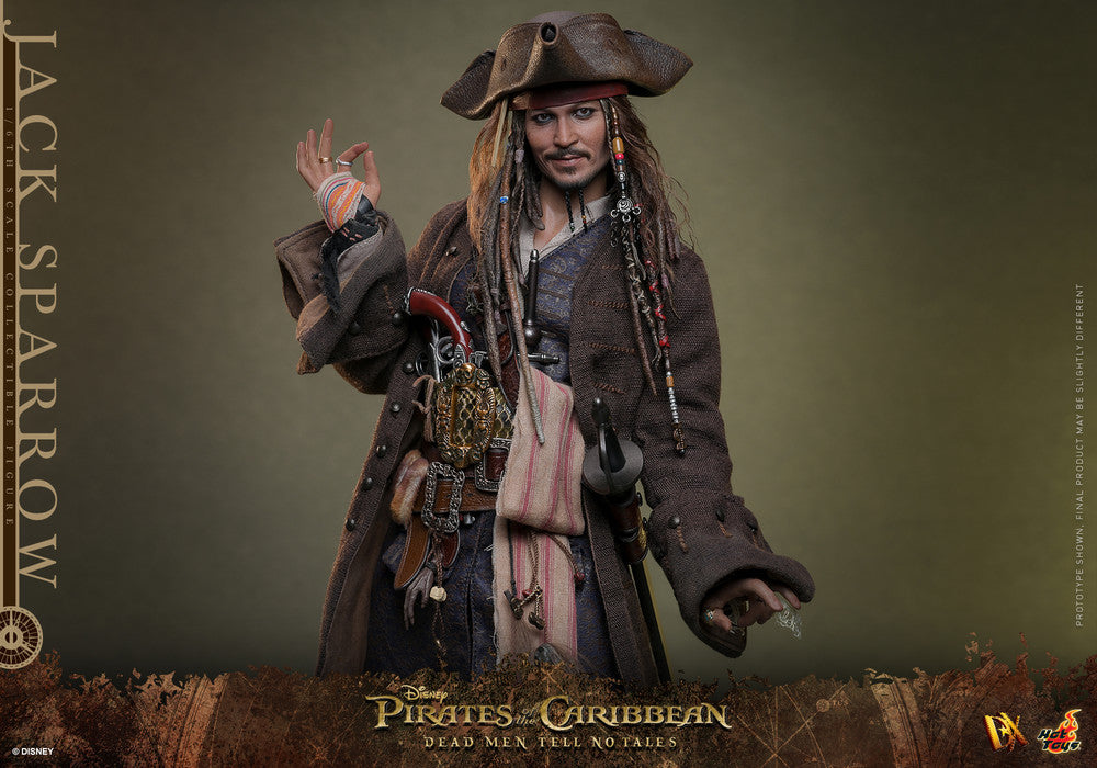 Pedido Figura Jack Sparrow - Pirates of the Caribbean: Dead Men Tell No Tales marca Hot Toys DX37 escala 1/6