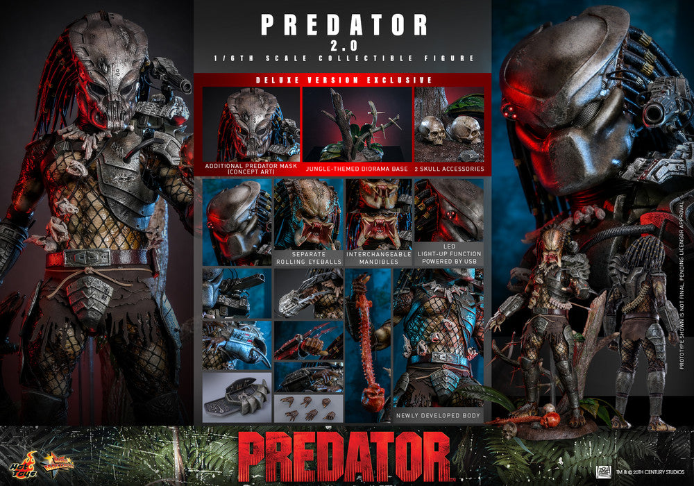 Preventa Figura PREDATOR (Deluxe version) (2.0) - Predator (1987) marca Hot Toys MMS817 escala 1/6