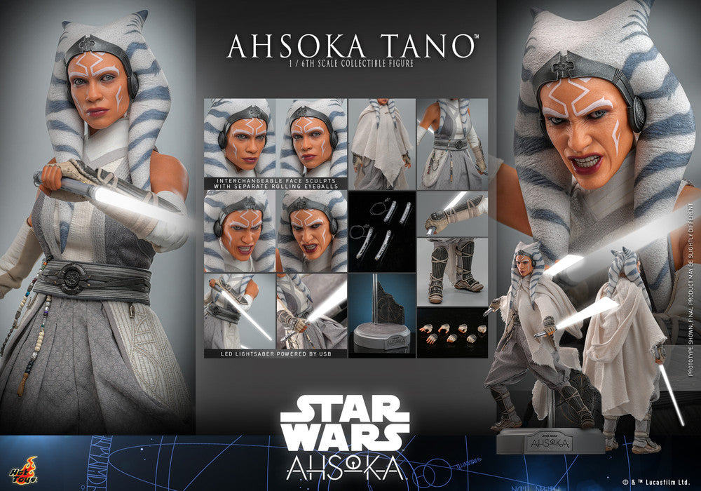 Preventa Figura AHSOKA TANO - Star Wars: Ahsoka ™ marca Hot Toys TMS118 escala 1/6