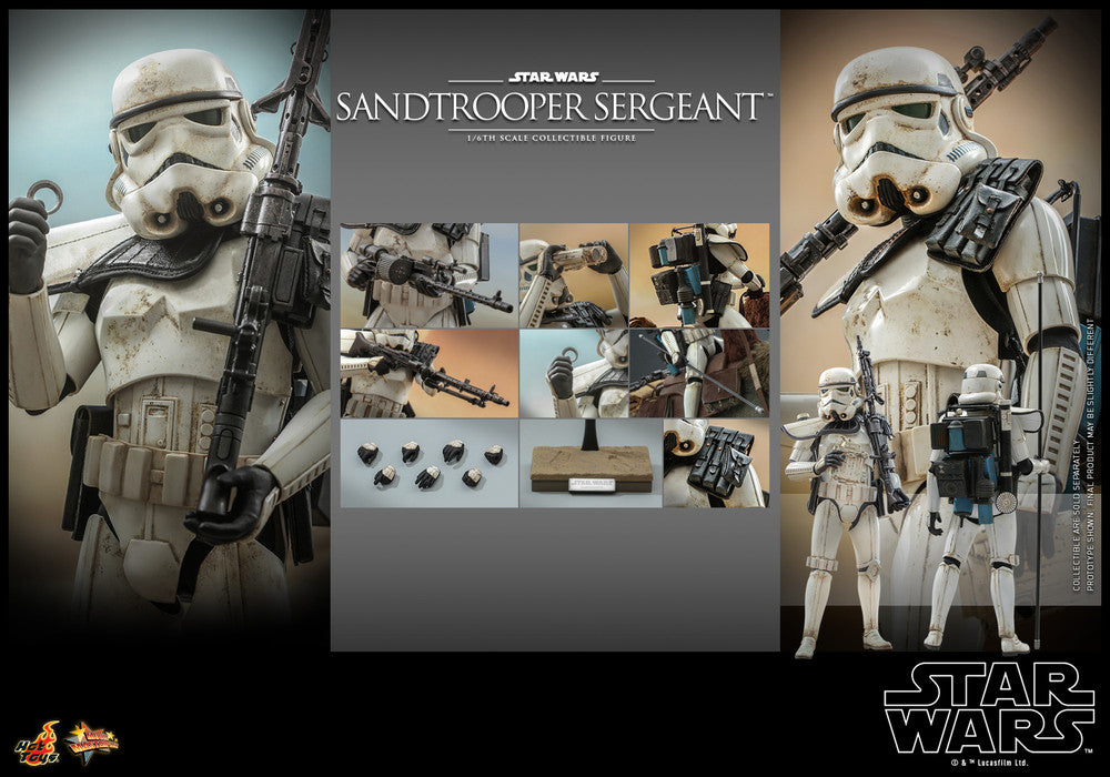 Preventa Figura Sandtrooper Sergeant ™ - Star Wars Episode IV: A New Hope ™ marca Hot Toys MMS721 escala 1/6