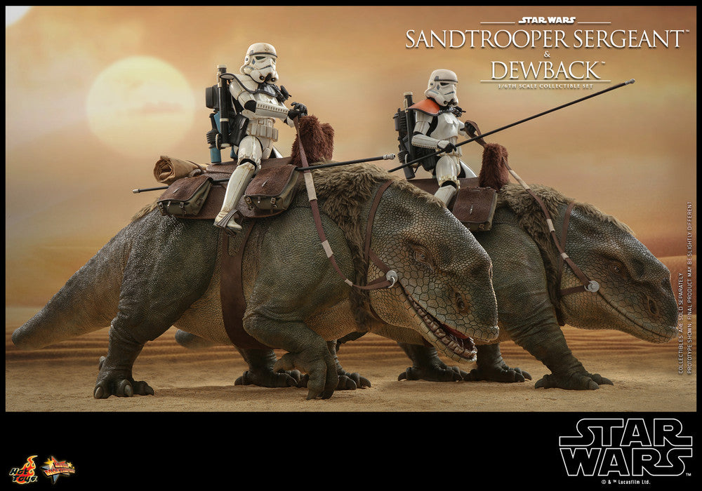 Preventa Figura Sandtrooper Sergeant™ con Dewback ™ - Star Wars Episode IV: A New Hope ™ marca Hot Toys MMS722 escala 1/6