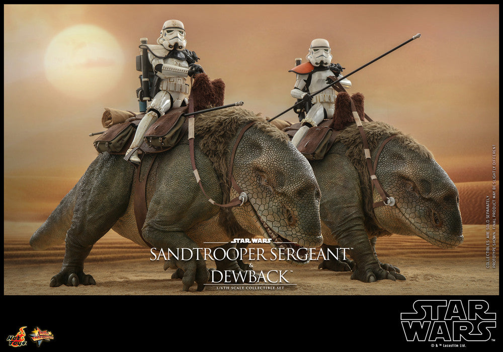 Preventa Figura Sandtrooper Sergeant™ con Dewback ™ - Star Wars Episode IV: A New Hope ™ marca Hot Toys MMS722 escala 1/6