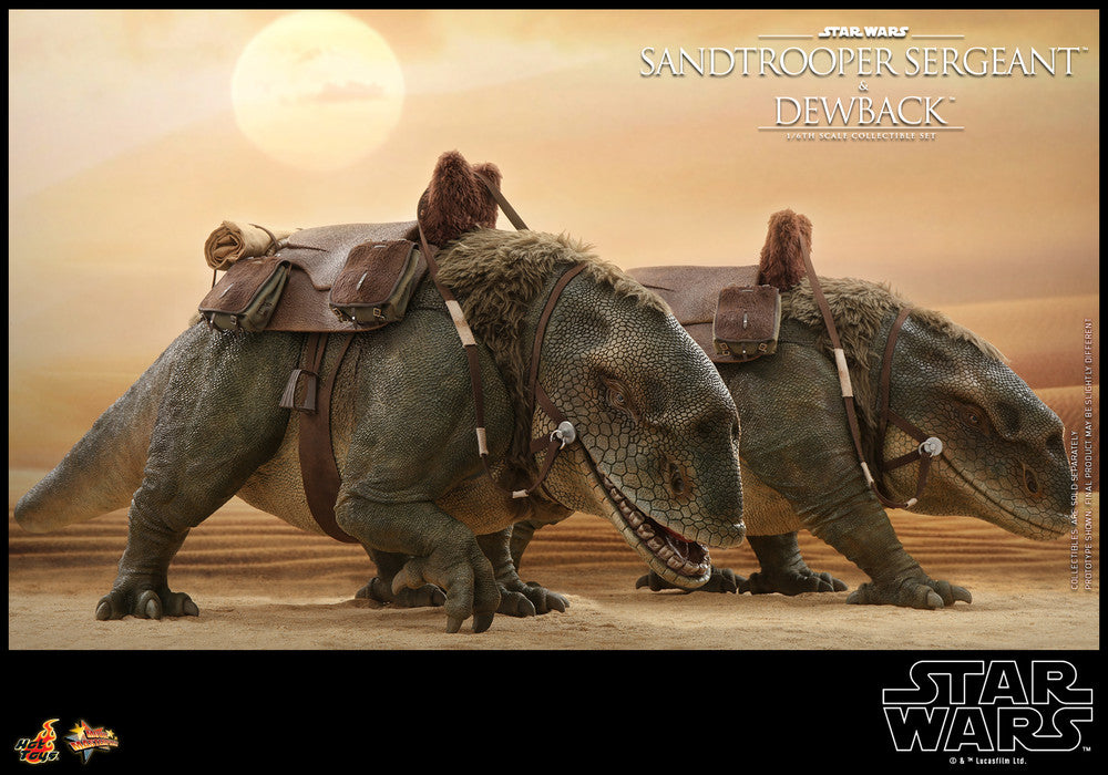 Preventa Figura Sandtrooper Sergeant™ con Dewback ™ - Star Wars Episode IV: A New Hope ™ marca Hot Toys MMS722 escala 1/6