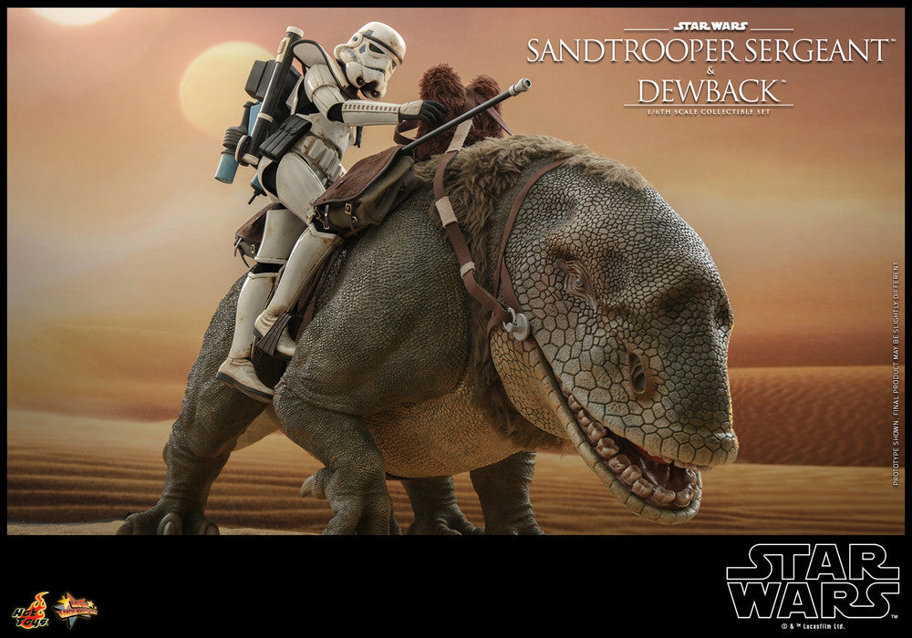 Preventa Figura Sandtrooper Sergeant™ con Dewback ™ - Star Wars Episode IV: A New Hope ™ marca Hot Toys MMS722 escala 1/6